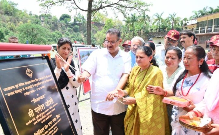 कैबिनेट मंत्री गणेश जोशी ने गल्जवाड़ी में 92 लाख की लागत से बनने वाले सामुदायिक भवन का किया शिलान्यास