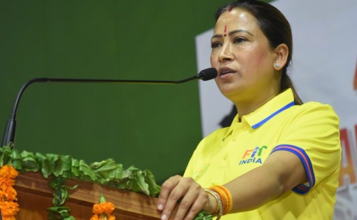 प्रदेश के लिए मेडल जीतते ही नौकरी तैयार मिलेगी- रेखा आर्या